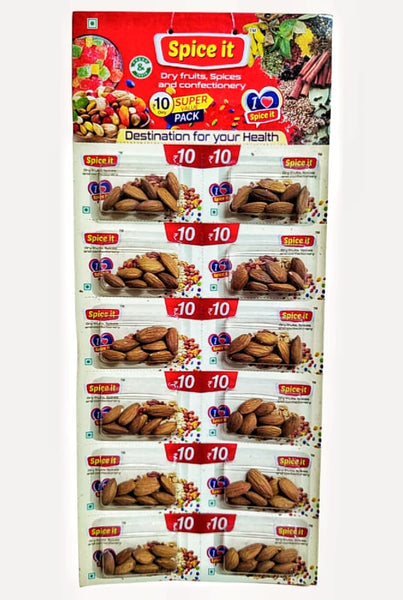 Almond -Spice it 10 Rs. Blister Pack/ பாதாம் பருப்பு