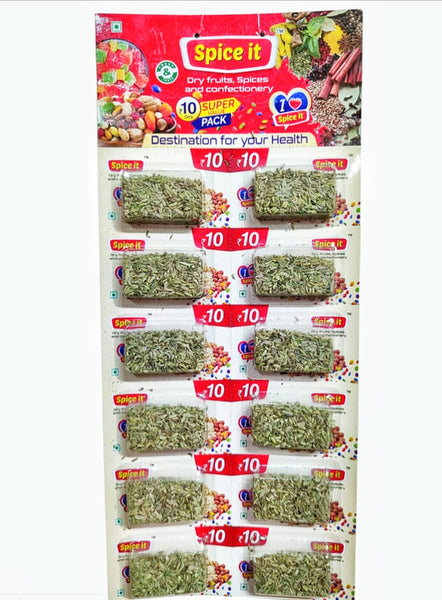 Fennel Seed - Spice it 10 Rs. Blister Pack / சோம்பு (பெருஞ்சீரகம் விதை)