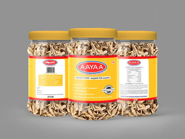 Aayaa - Anchovy Dried / நெத்திலி மீன் கருவாடு