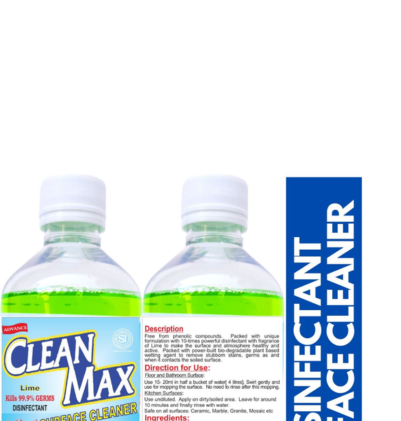 Clean Max - Disinfected Surface Cleaner